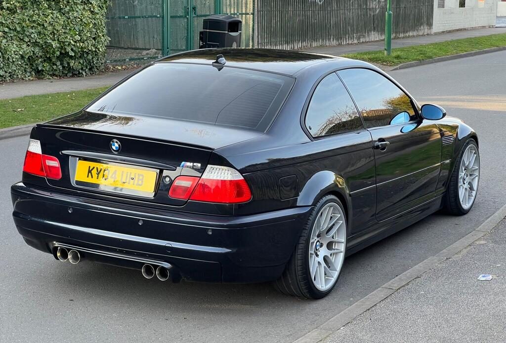 BMW M3 with tinted windows