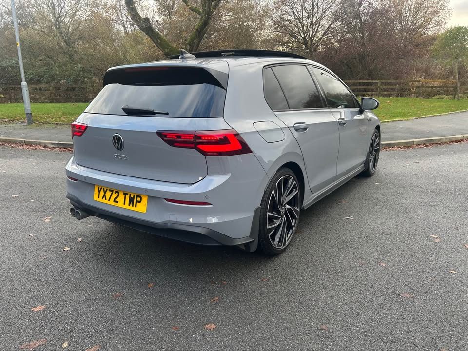 Volkswagen Golf GTD with tinted windows