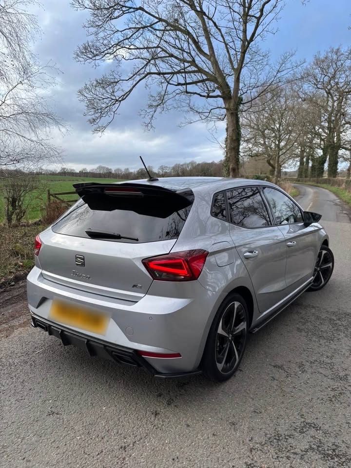 Seat Ibiza with tinted rear windows