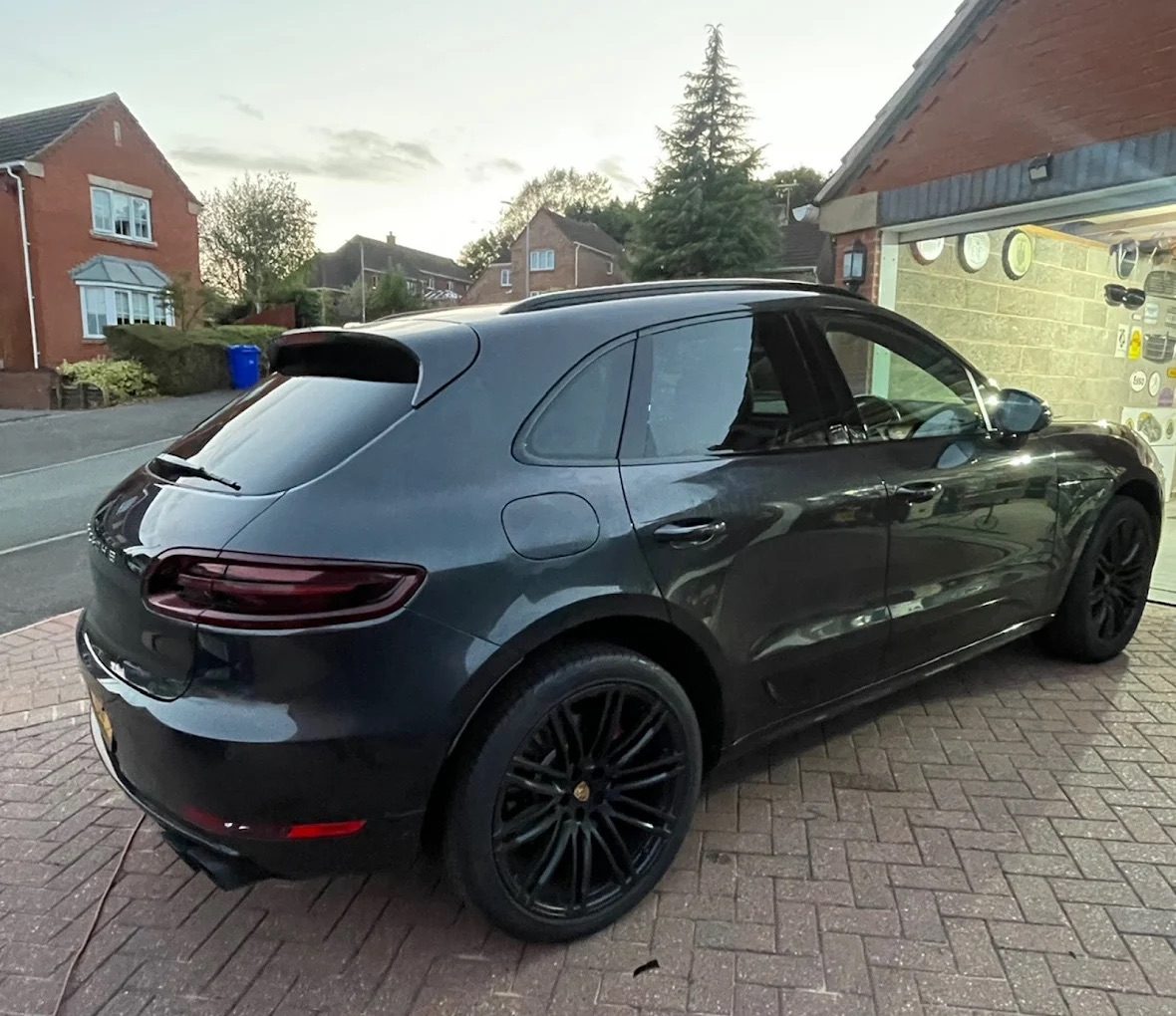 Porsche Macan with tinted windows